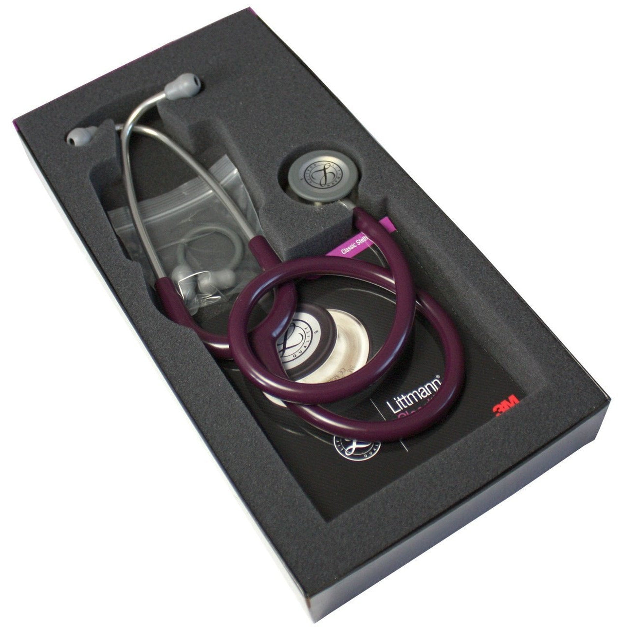 Littmann Classic III Monitoring Stethoscope: Plum 5831 - Over Engraved Stethoscopes 3M Littmann   