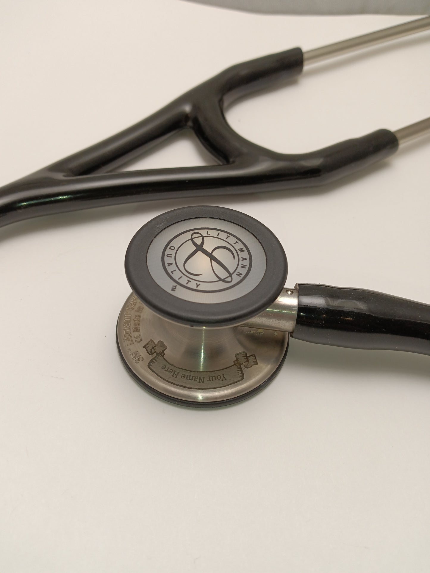 Littmann Cardiology IV Diagnostic Stethoscope 22": Black 6151 Over Engraved Stethoscopes 3M Littmann   