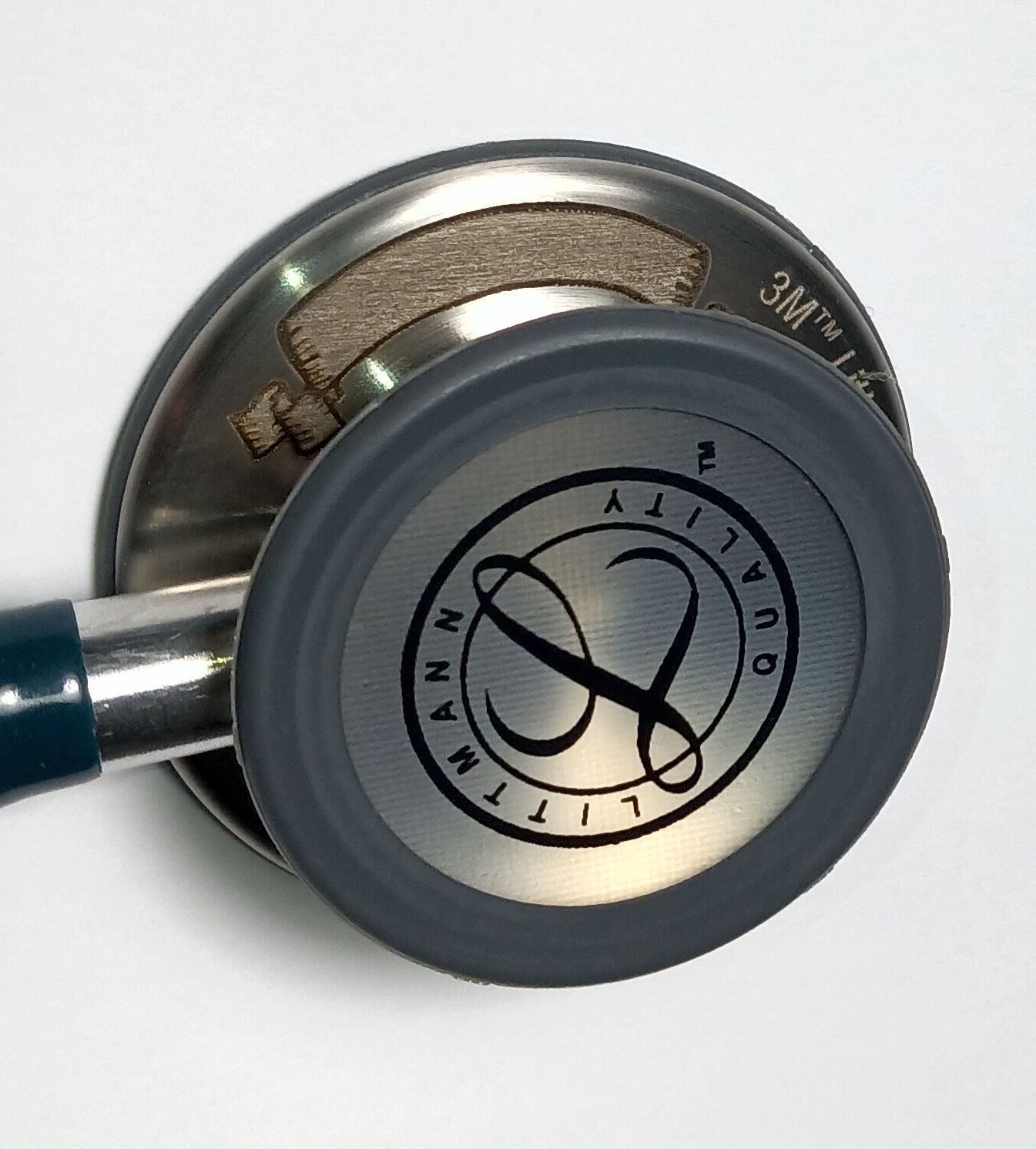 Littmann Classic III Monitoring Stethoscope: Mirror & Ceil Blue - Smoke Stem 5959 - Over Engraved Stethoscopes 3M Littmann   