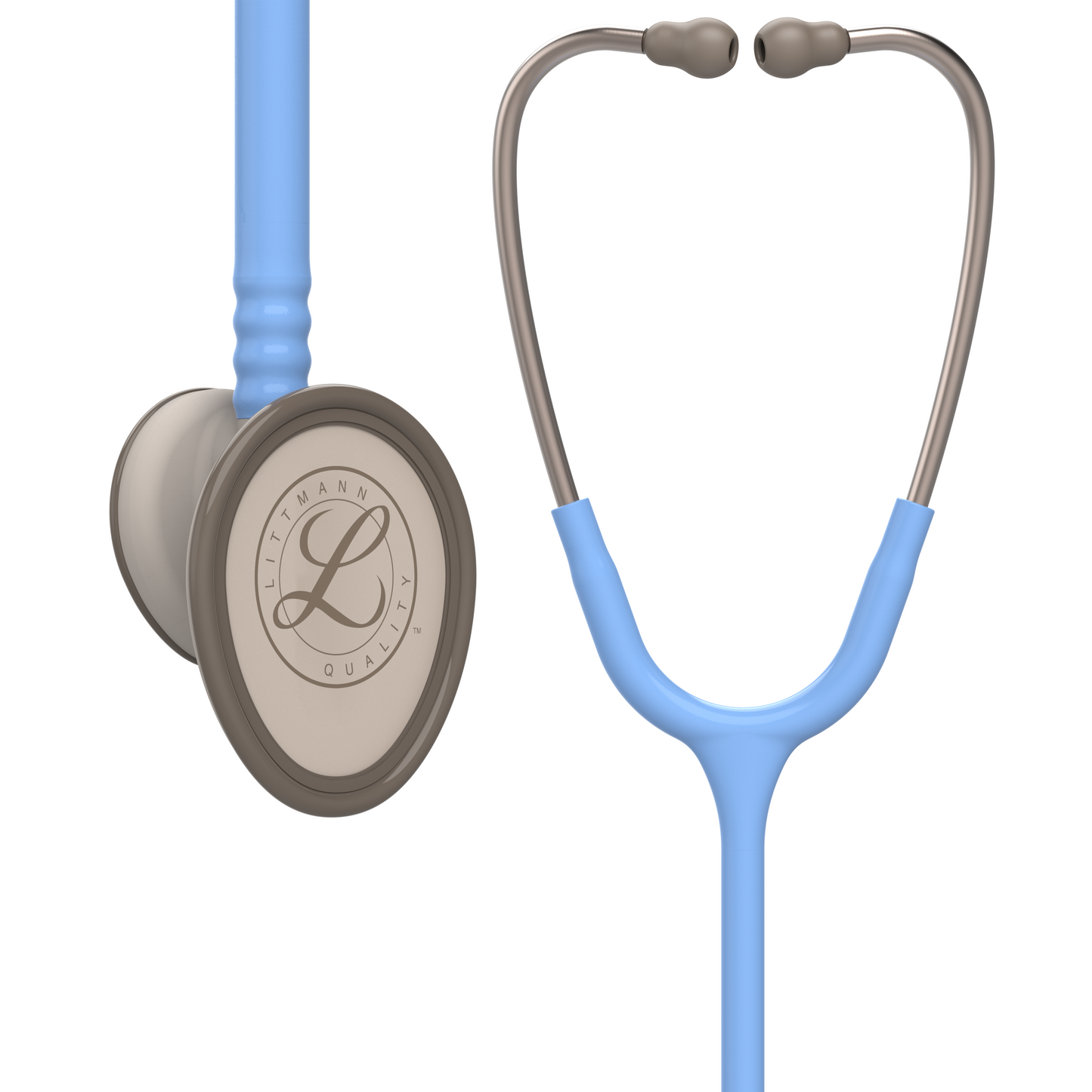 Caliber Dual Head Stethoscope Pediatric Boxed Light Blue 10-432-105