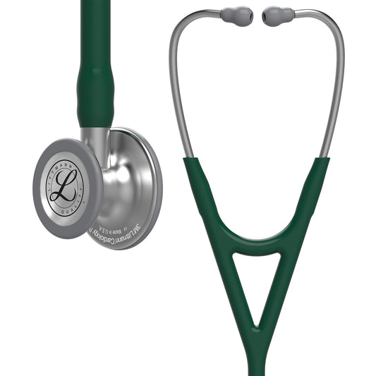 Littmann Cardiology IV Stethoscope: Hunter Green 6155- Over Engraved 3M Littmann Stethoscopes Littmann Stethoscopes   