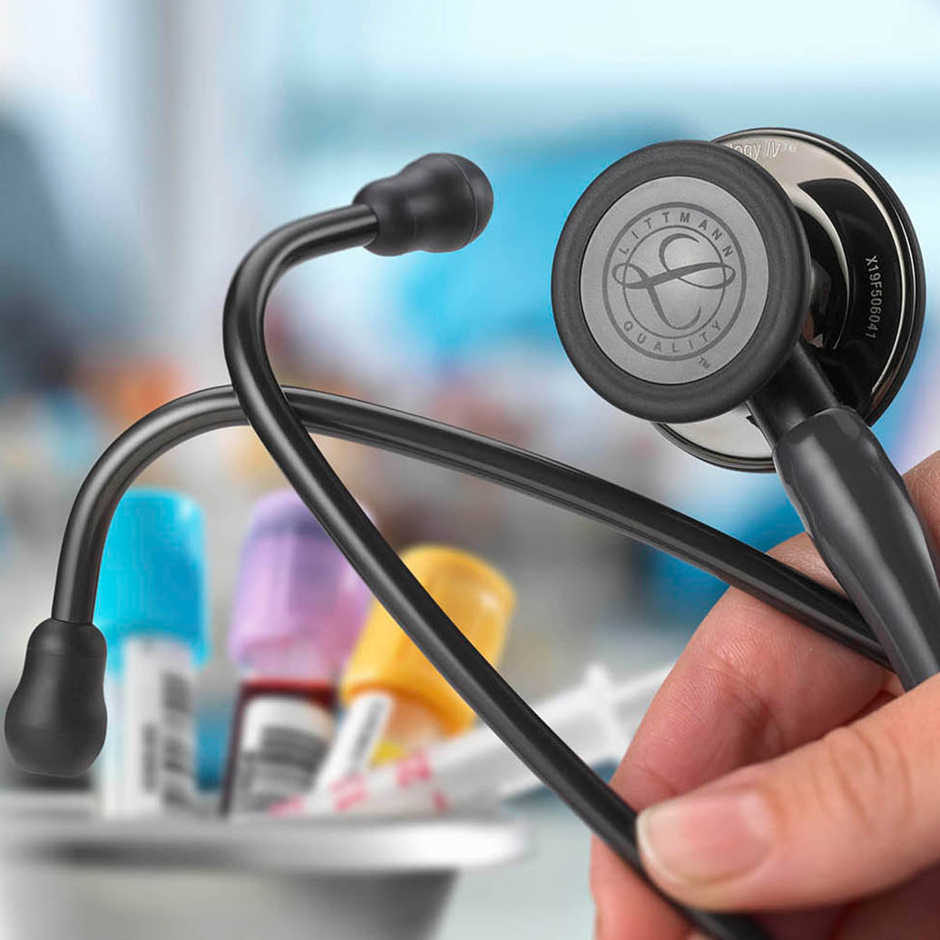 Littmann Cardiology IV Diagnostic Stethoscope: Polished Smoke & Gray -  Smoke Stem 6238