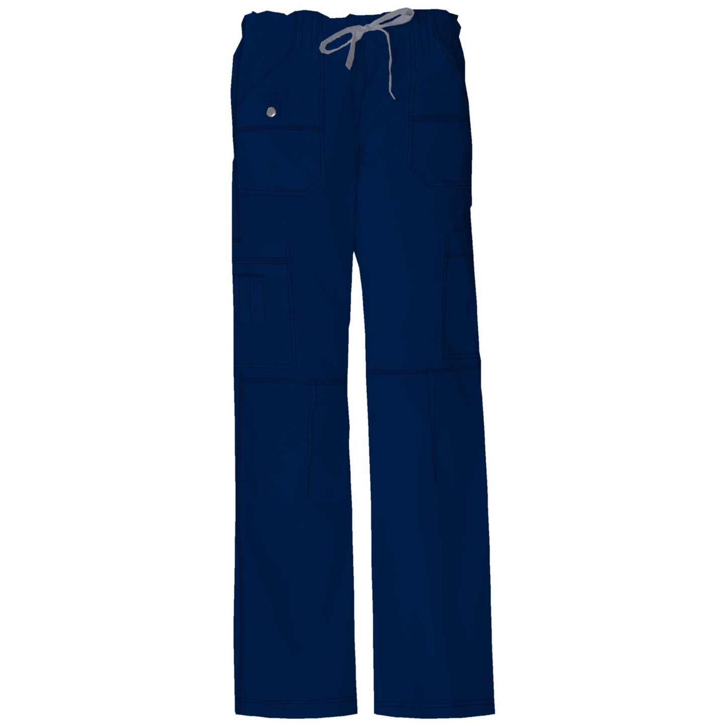 Dickies Women's Low-Rise Drawstring Scrub Pants Scrubs Dickies XS Navy Blue 